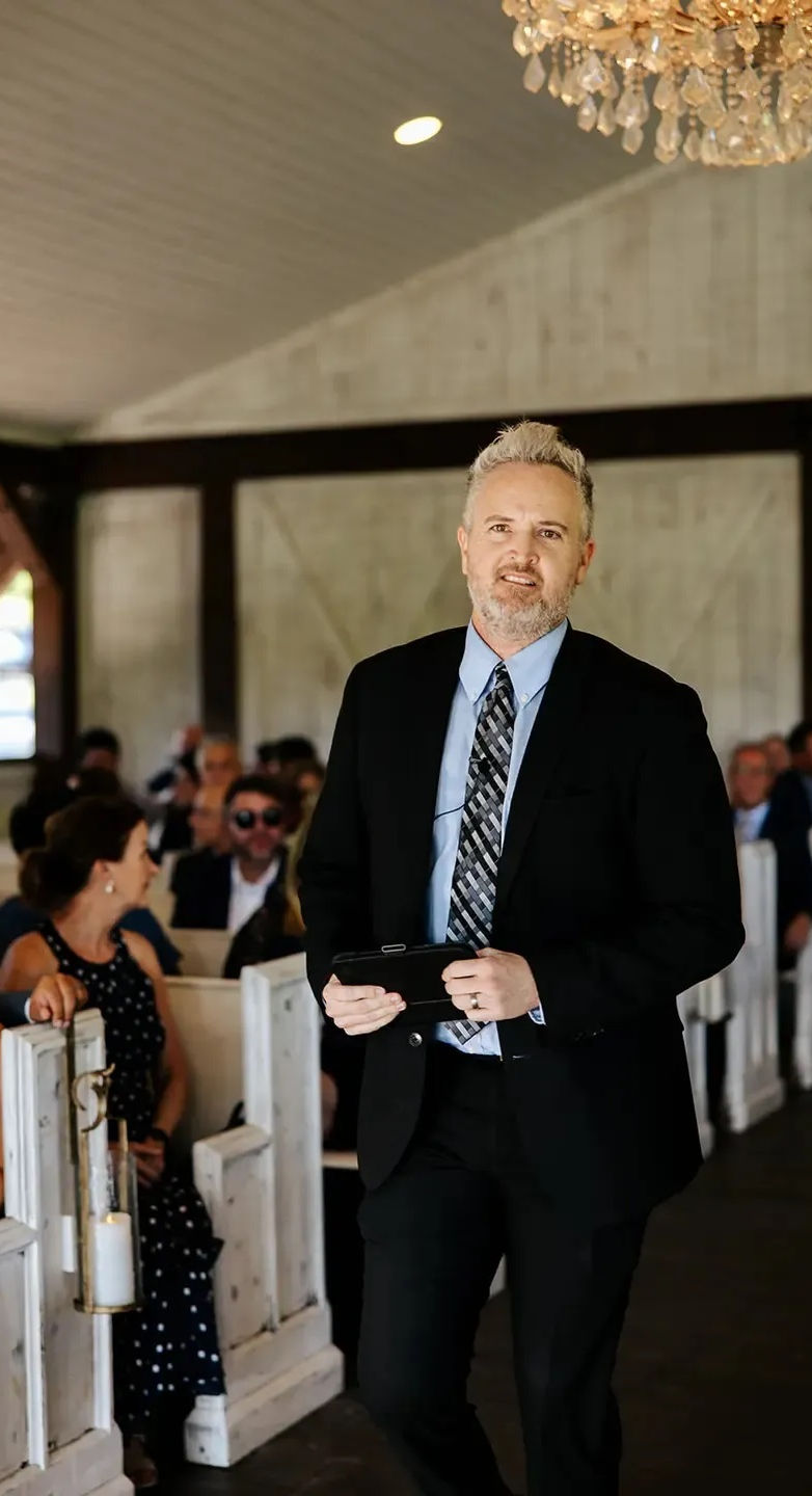 Wes Howard, your ceremony officiant